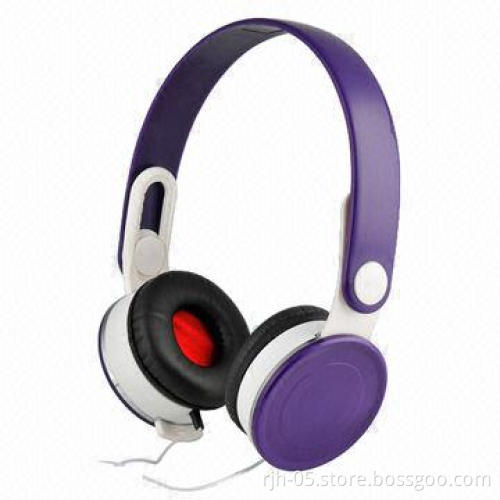 Headphone with colorful design